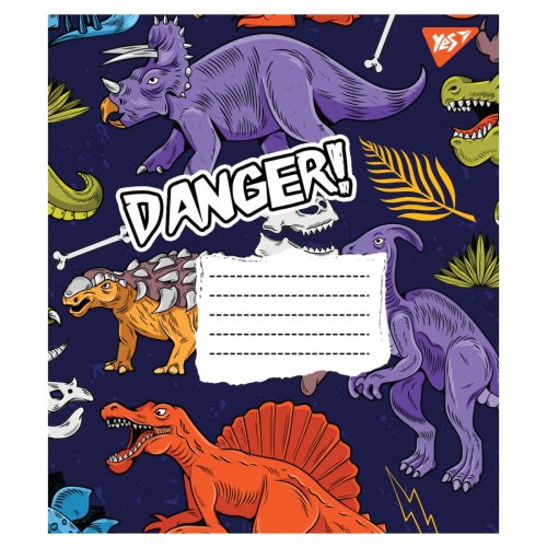 Тетрадь А5 12 Лин. YES Danger! (765583)