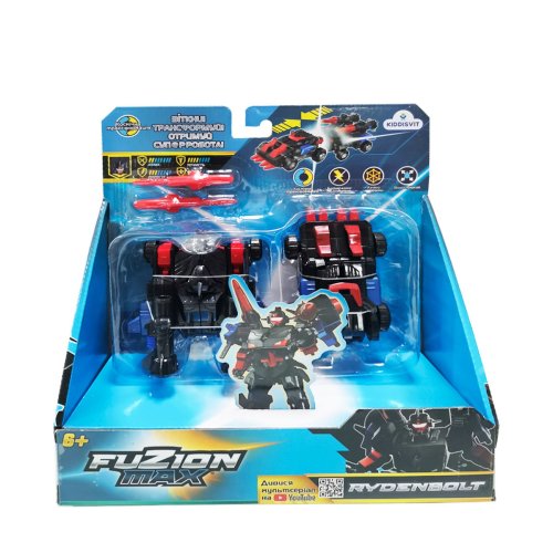 Игровой набор машинок-трансформеров Fuzion Max - Райденболт 54005