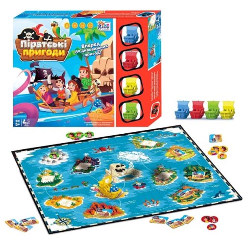 Настольная игра 4FUN Game Club Пиратские приключения 90177