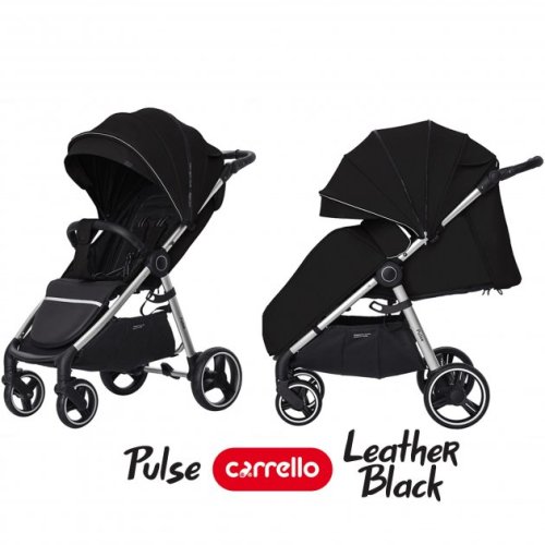 Прогулочная коляска CARRELLO Pulse CRL-5507 Leather Black