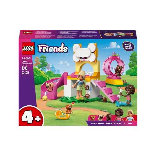 Конструктор Lego Friends Игровая площадка для щенков, 66 деталей 42665