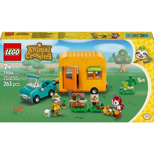 Конструктор Lego Animal Crossing Садовый магазин и караван, принадлежащие Leif, 263 детали 77054