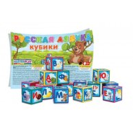 Кубики "Азбука" (85 мм, 9 деталей) (1-062)