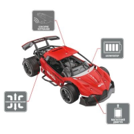 Машина Sulong Toys Gesture Sensing на р/у и сенсорном управлении Dizzy,1:16, красная SL-285RHR