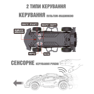 Машина Sulong Toys Gesture Sensing на р/у и сенсорном управлении Dizzy,1:16, красная SL-285RHR