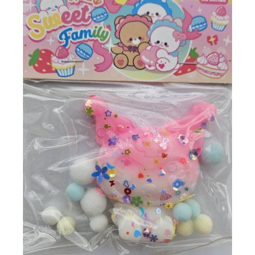 Сквиш-антистресс Sanrio My Melody Таба Куроми микс Мелоди, Синаморол в ассорт. 6675-1