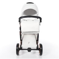 Коляска 2в1 JD-MS-05 Junama Mirror Satin 05 (бронза матовая-белая)