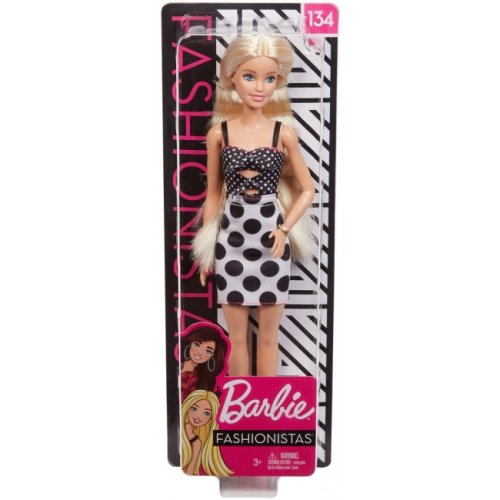 Кукла Barbie "Модница" в черно-белом платье