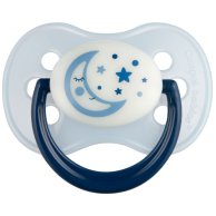 Canpol babies Пустышка силиконовая круглая 0-6 м-цев NIGHT DREAMS Canpol Babies