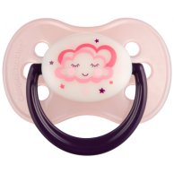 Canpol babies Пустышка силиконовая круглая 6-18 м-цев NIGHT DREAMS Canpol Babies