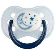 Canpol babies Пустышка силиконовая круглая 6-18 м-цев NIGHT DREAMS Canpol Babies