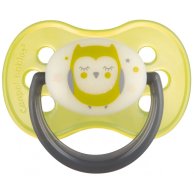 Canpol babies Пустышка силиконовая круглая 6-18 м-цев NIGHT DREAMS Canpol Babies