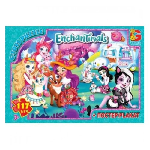 Пазлы G-Toys Enchantimals 117 эл. (EA205)