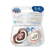 Пустышка Canpol babies силиконовая симметричная 0-6 мес SLEEPY KOALA 2 шт. - розовая 22/658_pin