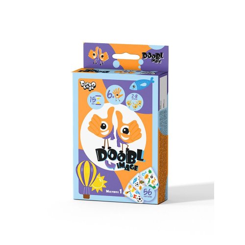 Настольная развлекательная игра "Doobl Image" мини укр