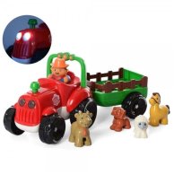 Интерактивная игрушка Limo Toy Трактор с прицепом, укр M 5572 UA