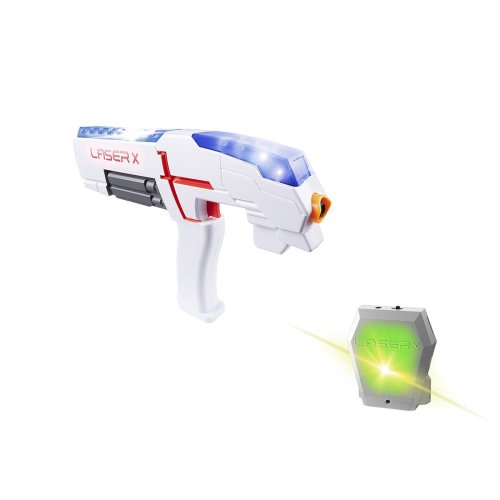 Игровой набор для лазерных боев - LASER X ДЛЯ ОДНОГО ИГРОКА (бластер, мишень)