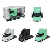 Металлическая машинка Автопром Tesla semi truck head 1:24 инерционная, с эффектами AP7731