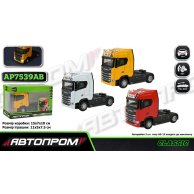 Металлическая машинка Автопром Трейлер с эффектами AP7539AB