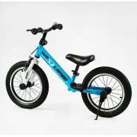 Беговел Corso Lambo Велобег колеса 14 дюймов, голубой LB-14802