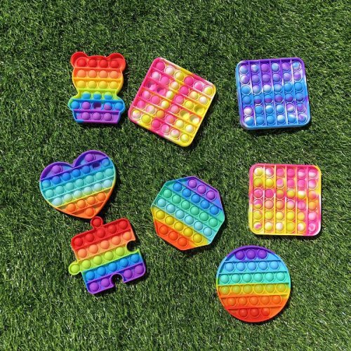 Антистресс сенсорная игрушка POP IT COLOR(POP-COLOR)