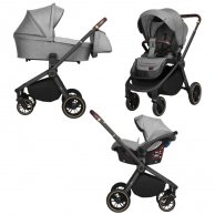 Коляска универсальная Carrello Epica коляска универсальная 3 в 1 Silver Grey +дождевик (CRL-8511/1)