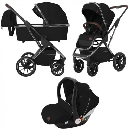 Коляска универсальная Carrello Aurora Space Black +дождевик (CRL-6502/1)
