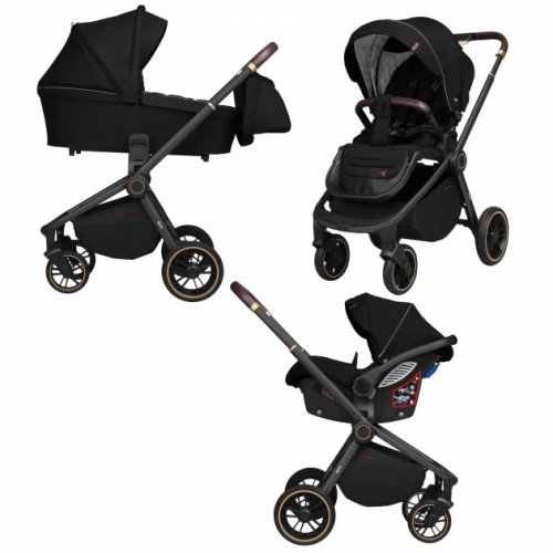 Коляска универсальная  Carrello Epica (3in1) Space Black +дождевик (CRL-8511/1)