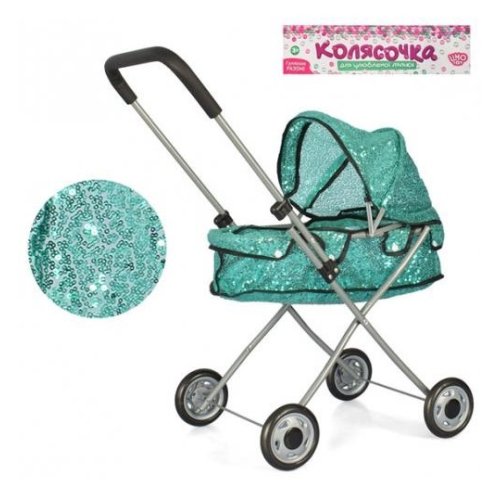 Коляска классика, пайетки (M 4436 UA)