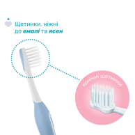 Зубная щетка Chicco 6-36 месяцев, голубая 12081.11