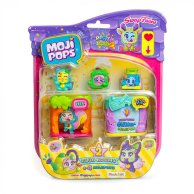 Игровой набор Moji Pops Party Игровые комнатки (4 фигурки, аксессуары) PMPPB416IN00
