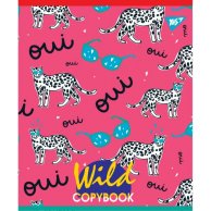 Тетрадь А5 96 лин. YES "WILD ANIMALS NEON" (764410)