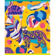 Тетрадь А5 96 лин. YES "WILD ANIMALS NEON" (764410)