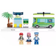 Конструктор Sluban Автобус 13,7 см, фигурки, 262 детали M38-B1261