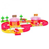Игровой набор Wader Паркинг Kid Cars 3D Пожарная станция, 3,1м 53310