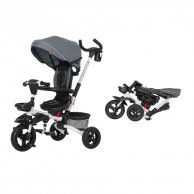 Детский трехколесный велосипед Tilly Flip с родительской ручкой T-390/1 Серый