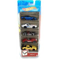 Набор Mattel из пяти машинок  Hot Wheels 1:64 в ассорт.1806