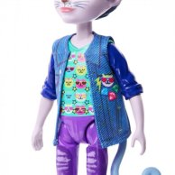 Кукла Mattel Enchantimals Glam Party Котик Коул и Кло HNT59