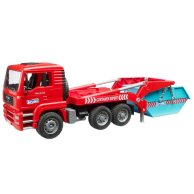 Машинка Bruder Контейнеровоз для строительного мусора MAN TGA 02741