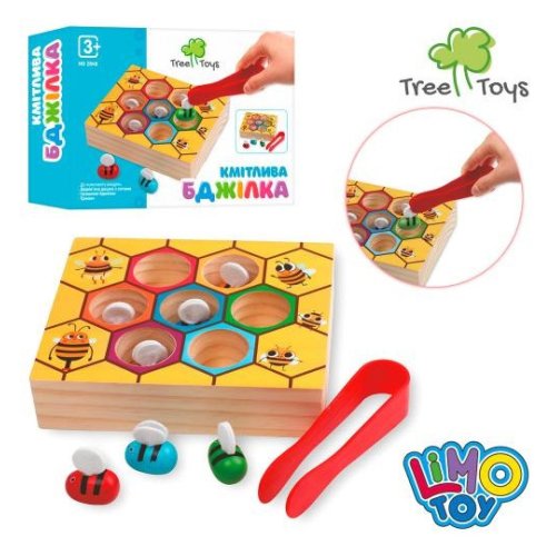 Деревянная игрушка "Сообразительная  Пчелка"( MD 2848)