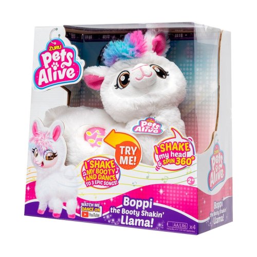 Интерактивная  мягкая игрушка PETS ALIVE – ТАНЦУЮЩАЯ ЛАМА
