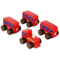 Деревянная игрушка - поезд "Cubika" (15375)
