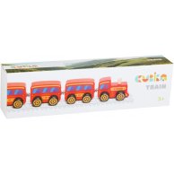 Деревянная игрушка - поезд "Cubika" (15375)