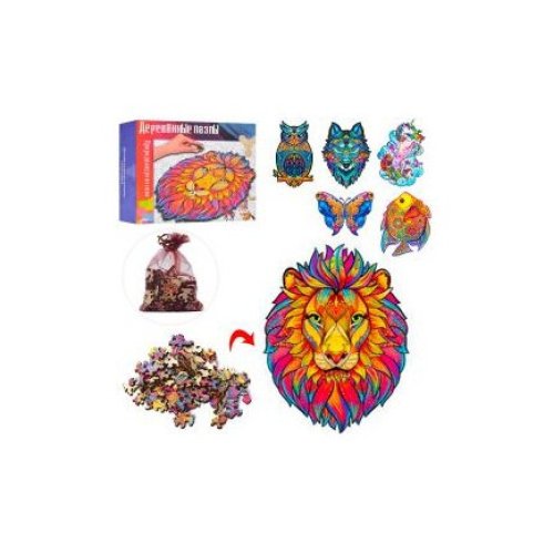 Деревянная игрушка Пазлы (животные, птицы) (MD1621)