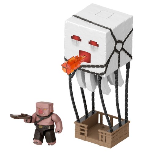 Игровой набор Mattel Minecraft Воздушный шар с Гастом Майнкрафт JFB69