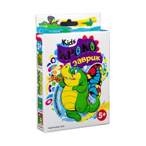 Карточная игра STRATEG "Крокозаврик" (укр) (30969)