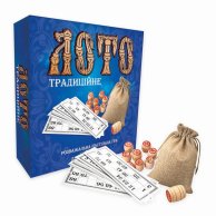 Лото с деревянными бочонками "Традиционное" (укр) (30315)