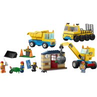 Конструктор Lego City Строительный грузовик и шаровидный кран-таран, 235 деталей 60391
