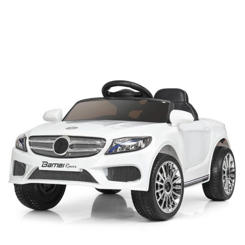 Детский электромобиль Bambi Mercedes белый M 3981EBLR-1