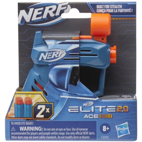 Бластер Hasbro Nerf Elite 2.0 Ace SD-1 Нерф Элит 2.0 Эйс СД-1, 2 патрона F5035